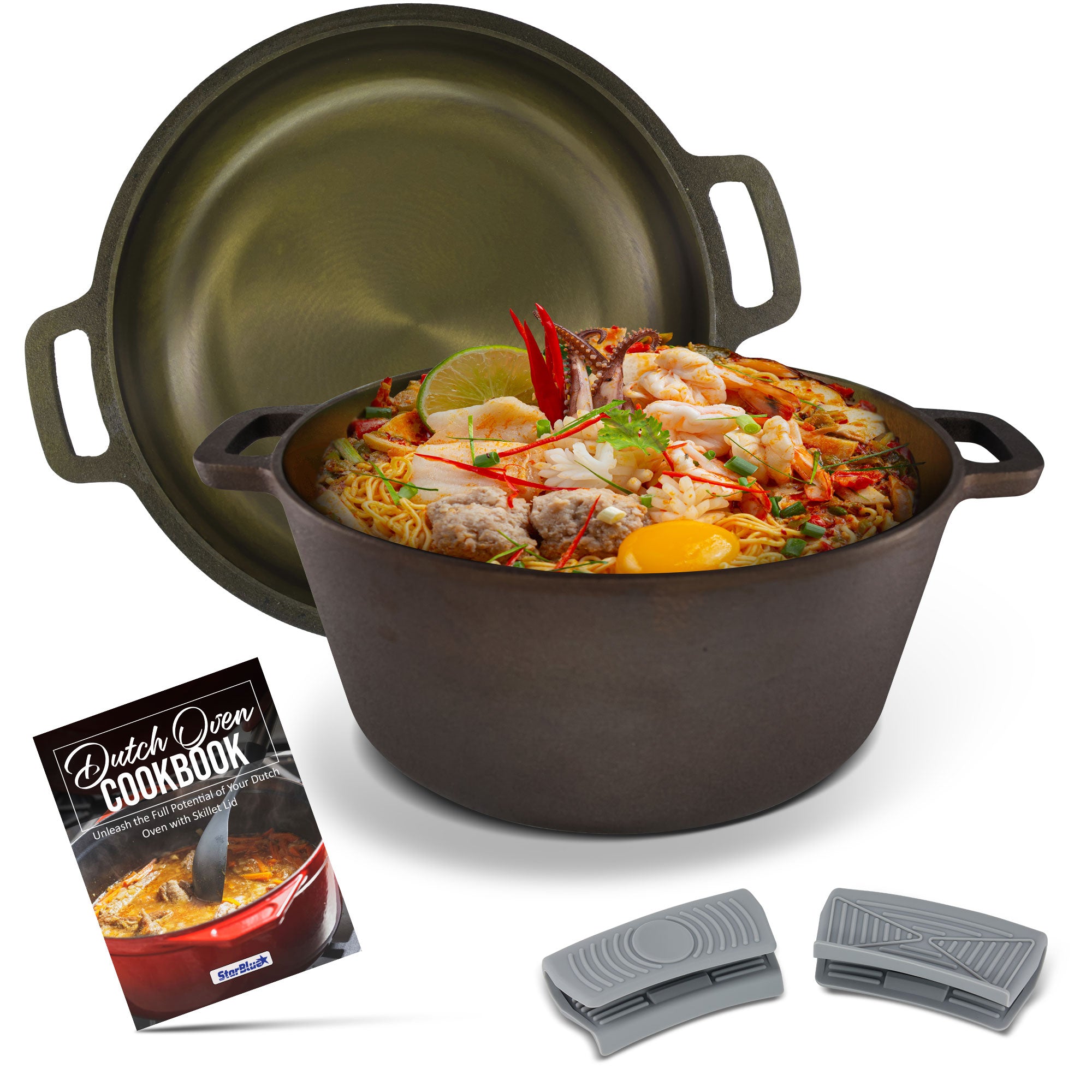 Smooth and Polished Cast Iron Dutch Oven