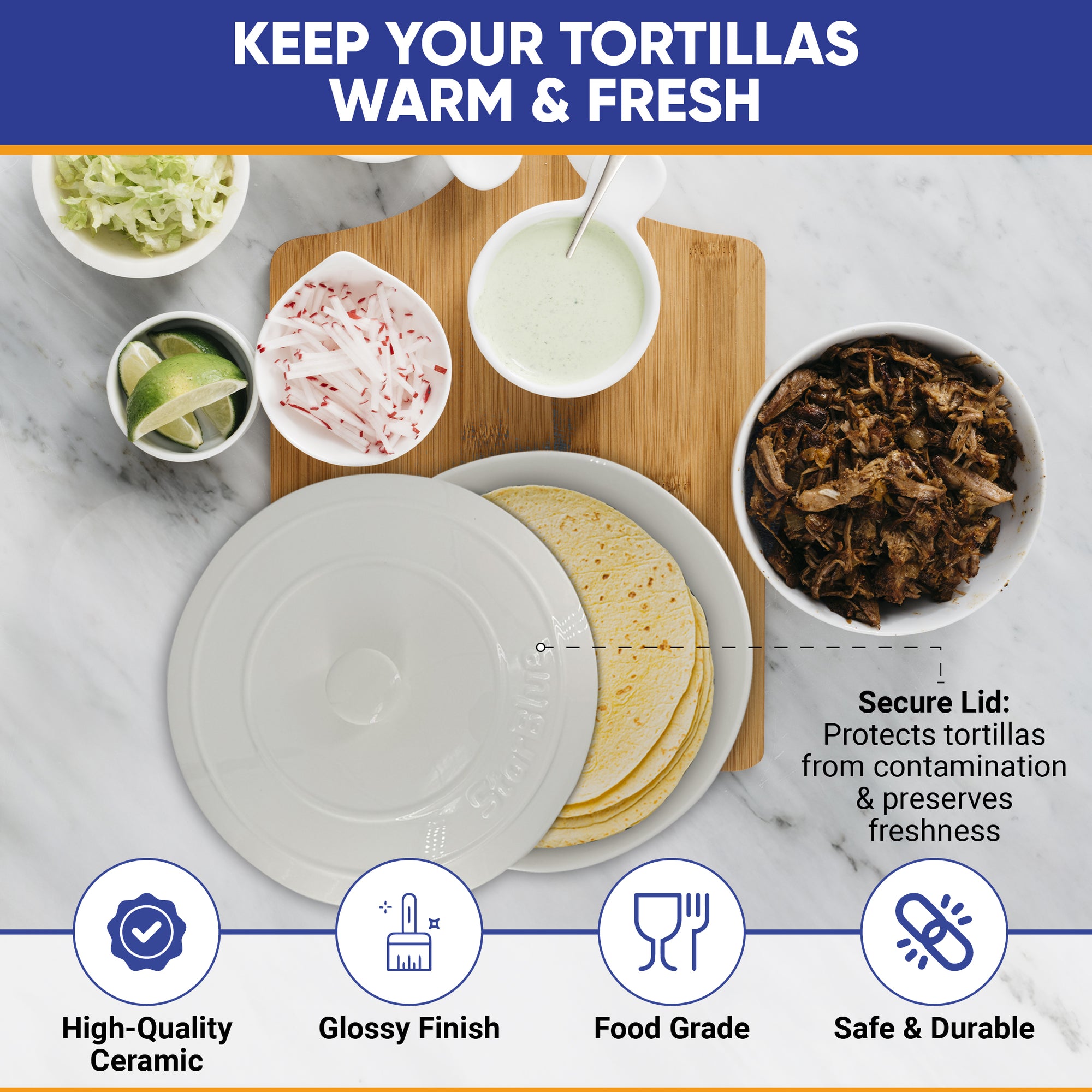 Ceramic Tortilla Warmer