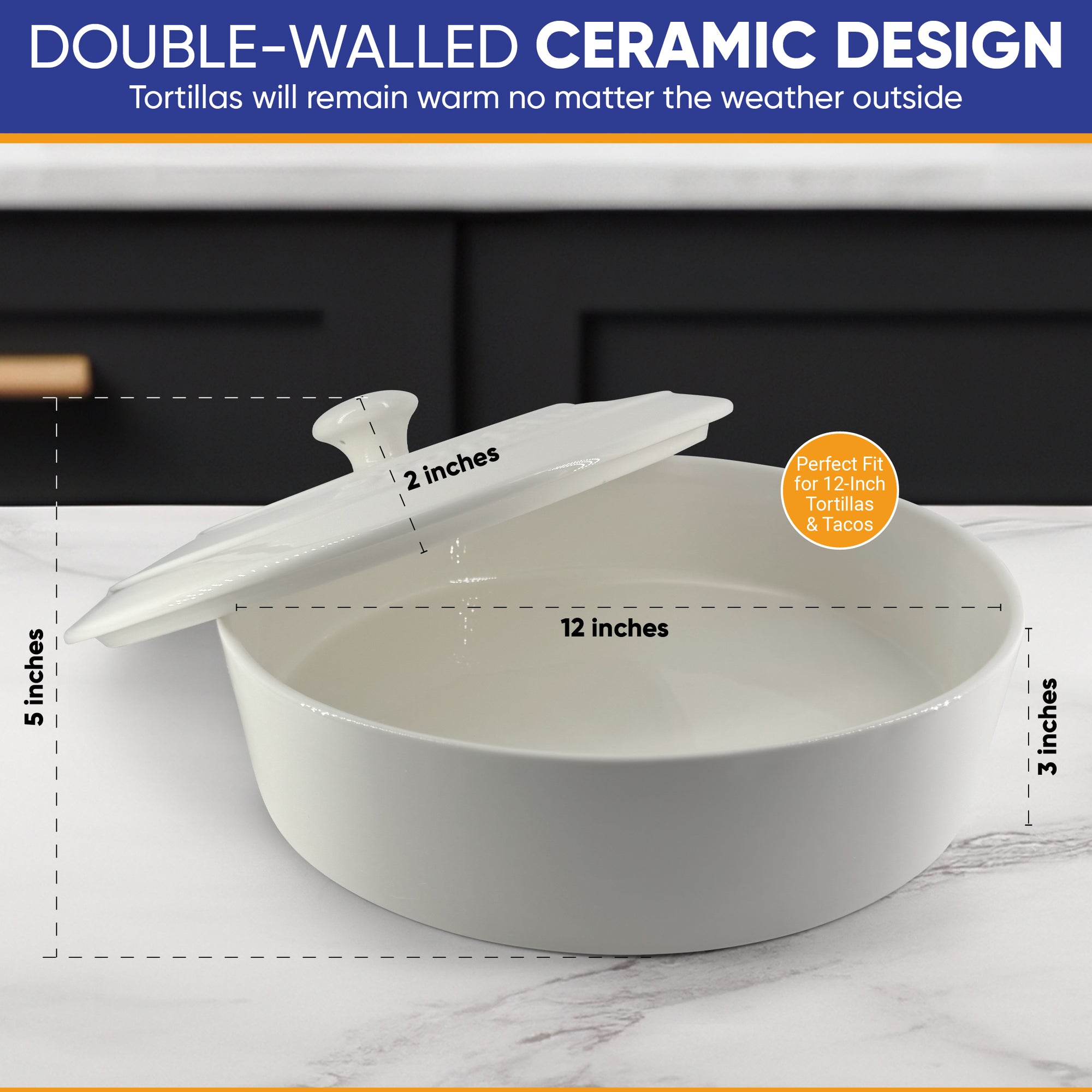 Ceramic Tortilla Warmer