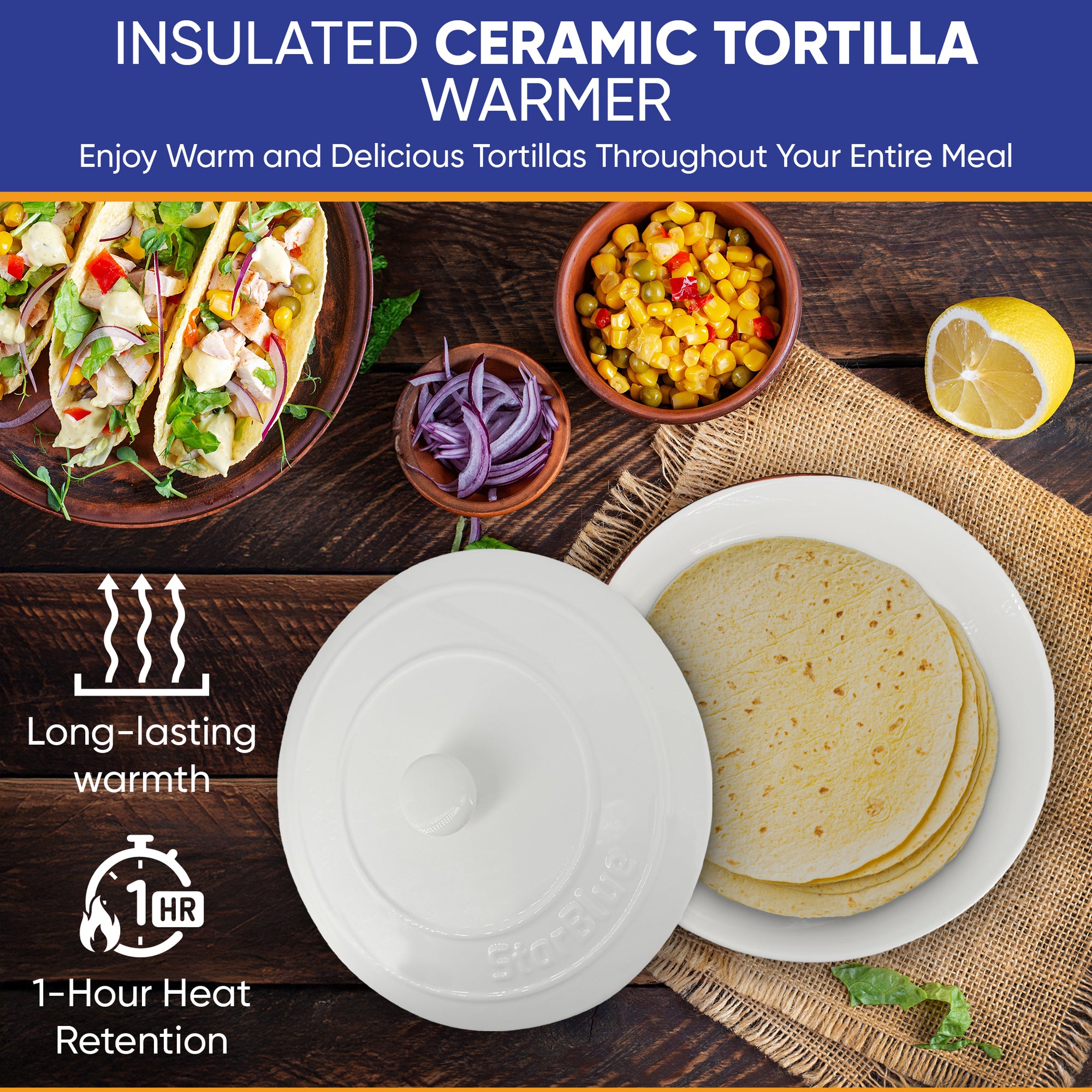 Ceramic Tortilla Warmer