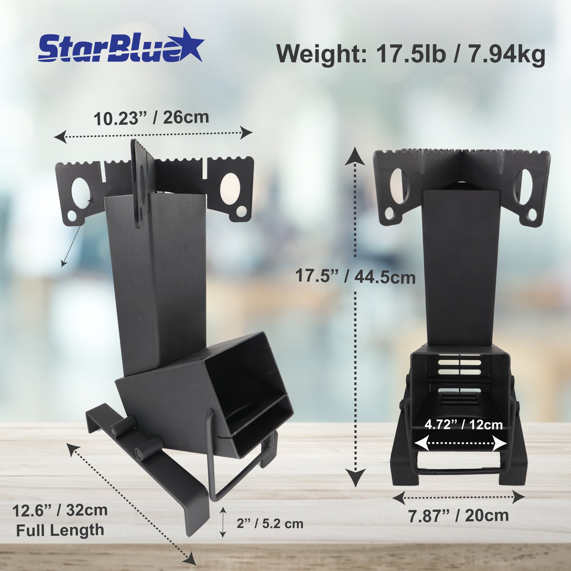 Collapsible Camping Rocket Stove with Free Carrying Bag