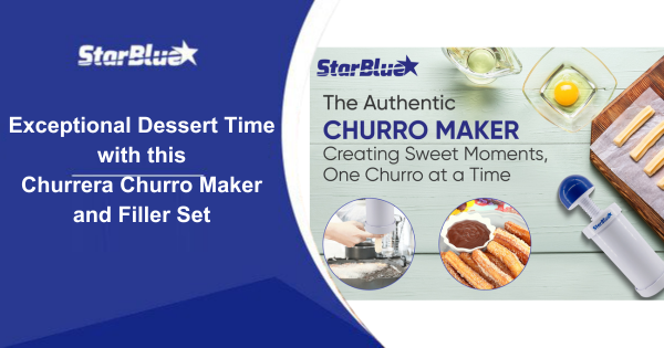 Exceptional Dessert Time with this Churrera Churro Maker and Filler Set