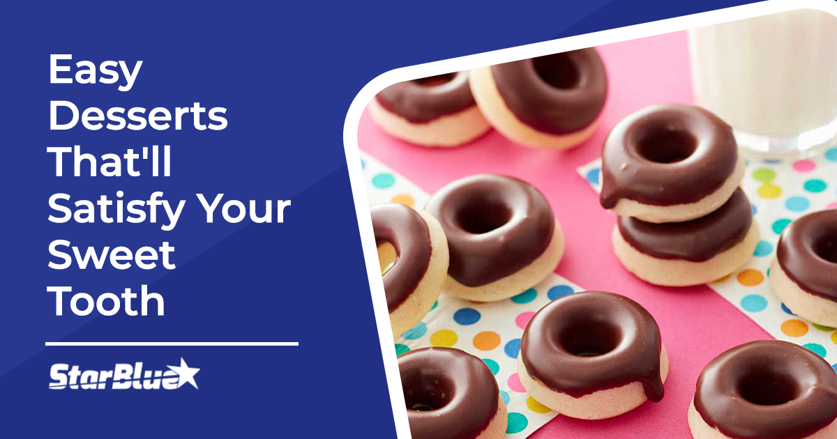 Easy Desserts that'll Satisfy Your Sweet Tooth