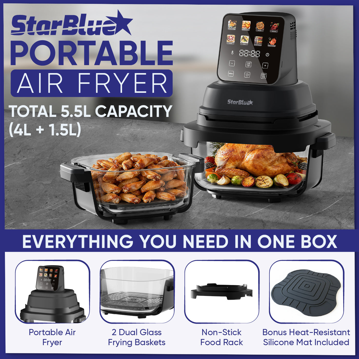 Portable Air Fryer