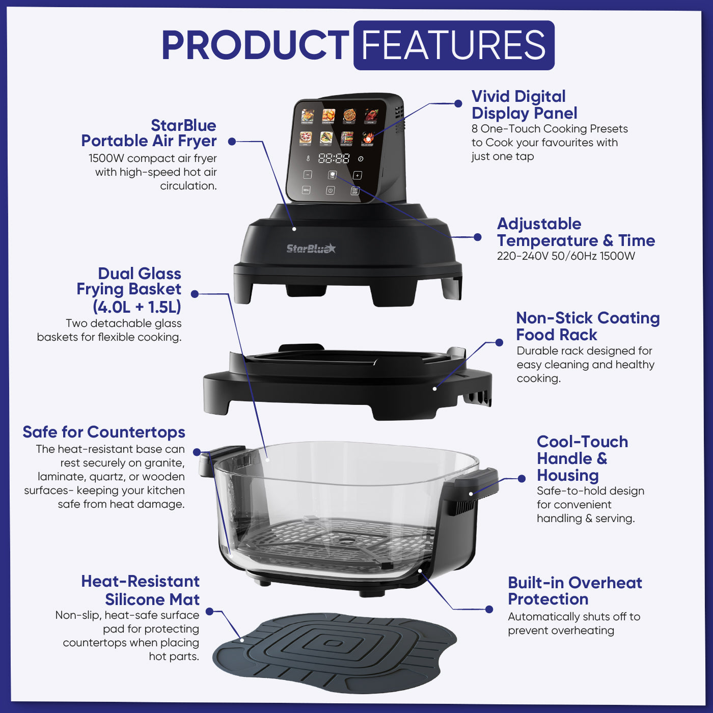 Portable Air Fryer