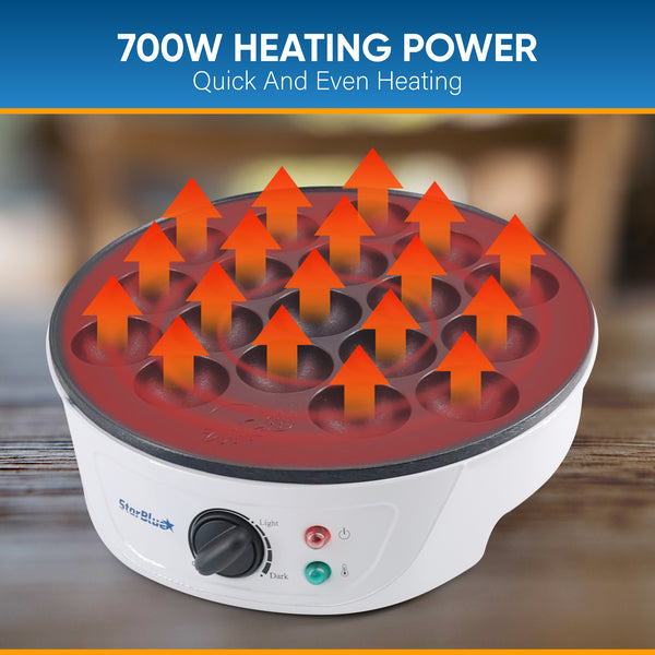 Takoyaki Maker Machine with Temperature Control and 2 Free Takoyaki Picks
