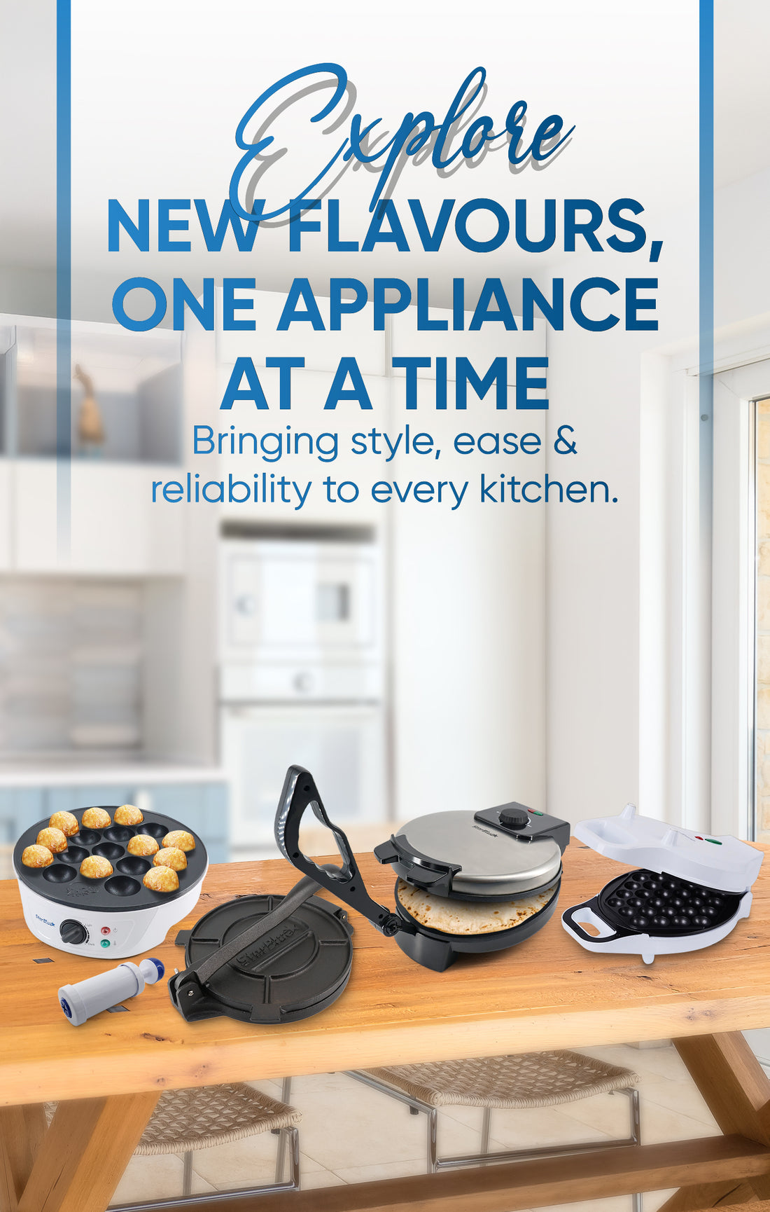 Star Blue Roti Maker StarBlue - Innovate Your Life with New Ideas
