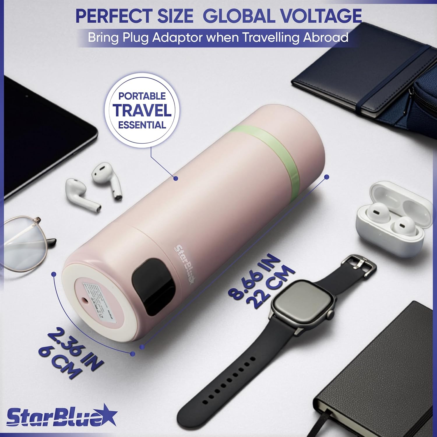 Portable Travel Kettle Pink