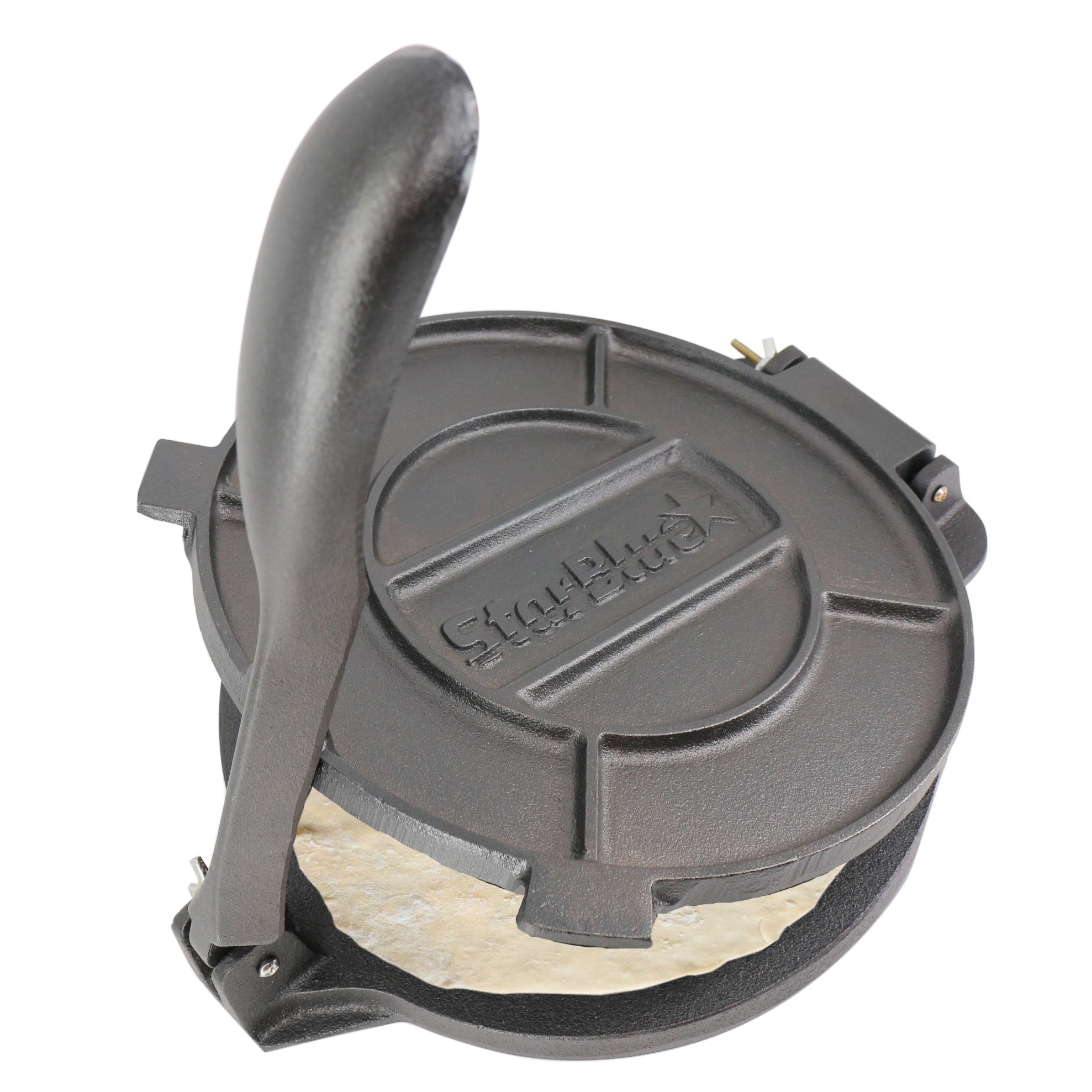 10 Inches Cast Iron Tortilla Press with FREE 100 Pieces Oil Paper