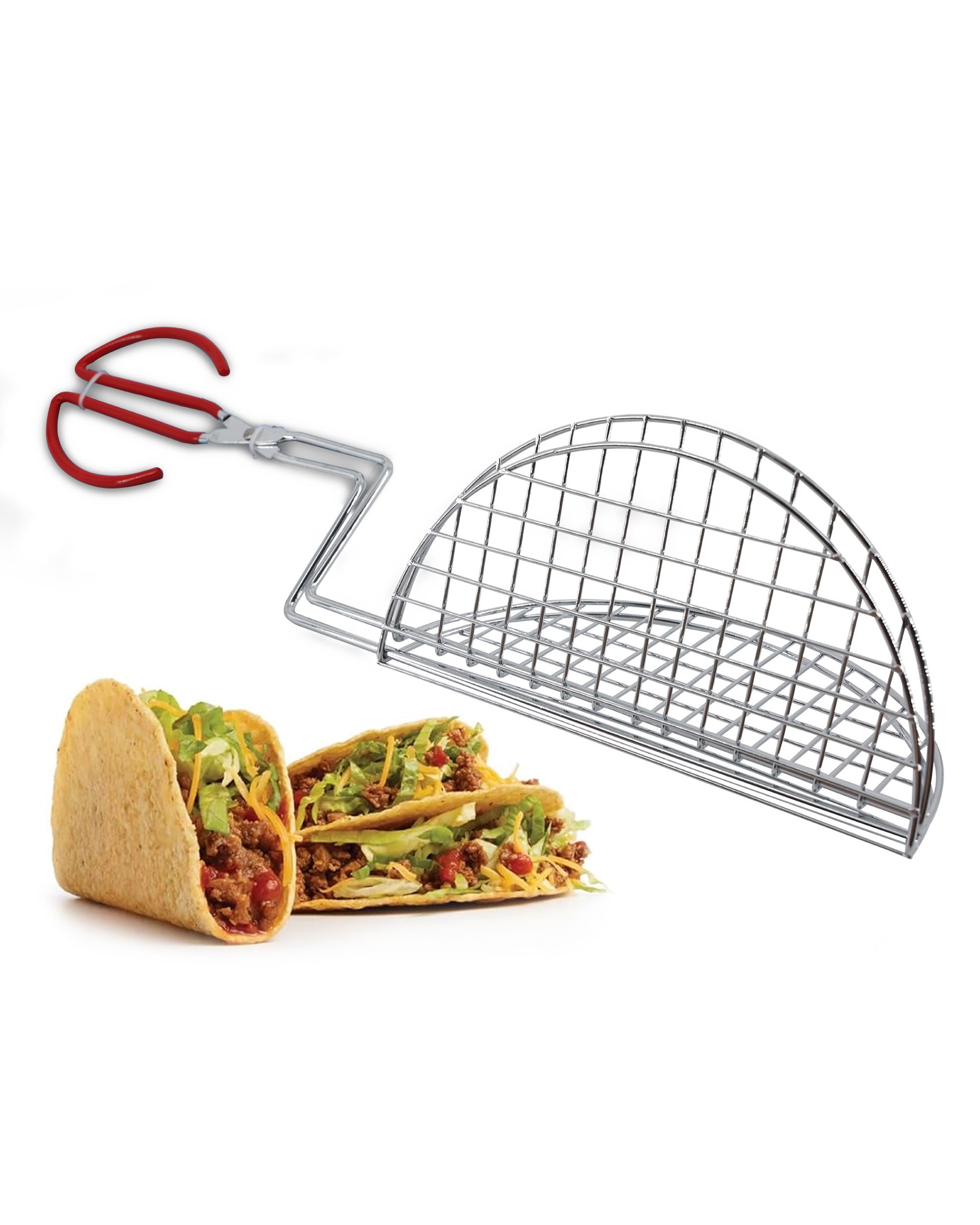8 Inch Taco Shell Tongs for Frying