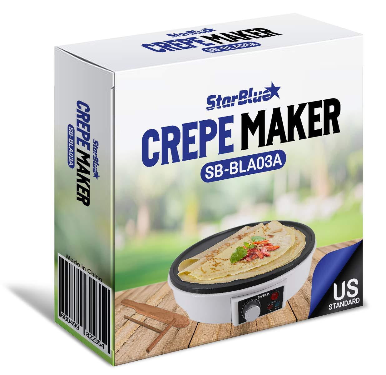 12" Electric Crepe Maker with FREE Recipes e-book - StarBlue