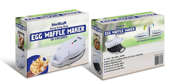 Hong Kong Egg Waffle Maker with BONUS recipe e-book - StarBlue