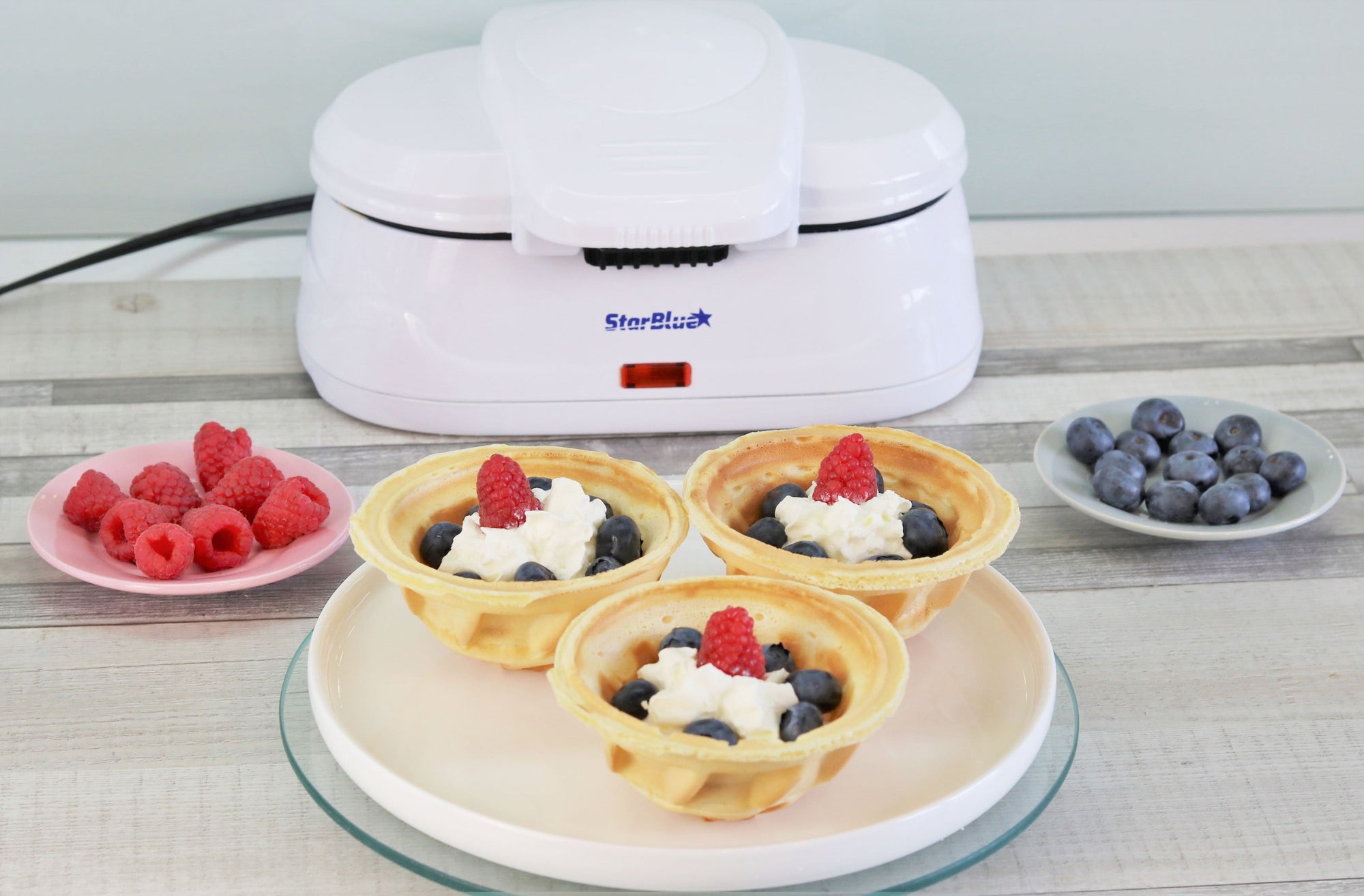 Double Waffle Bowl Maker - StarBlue