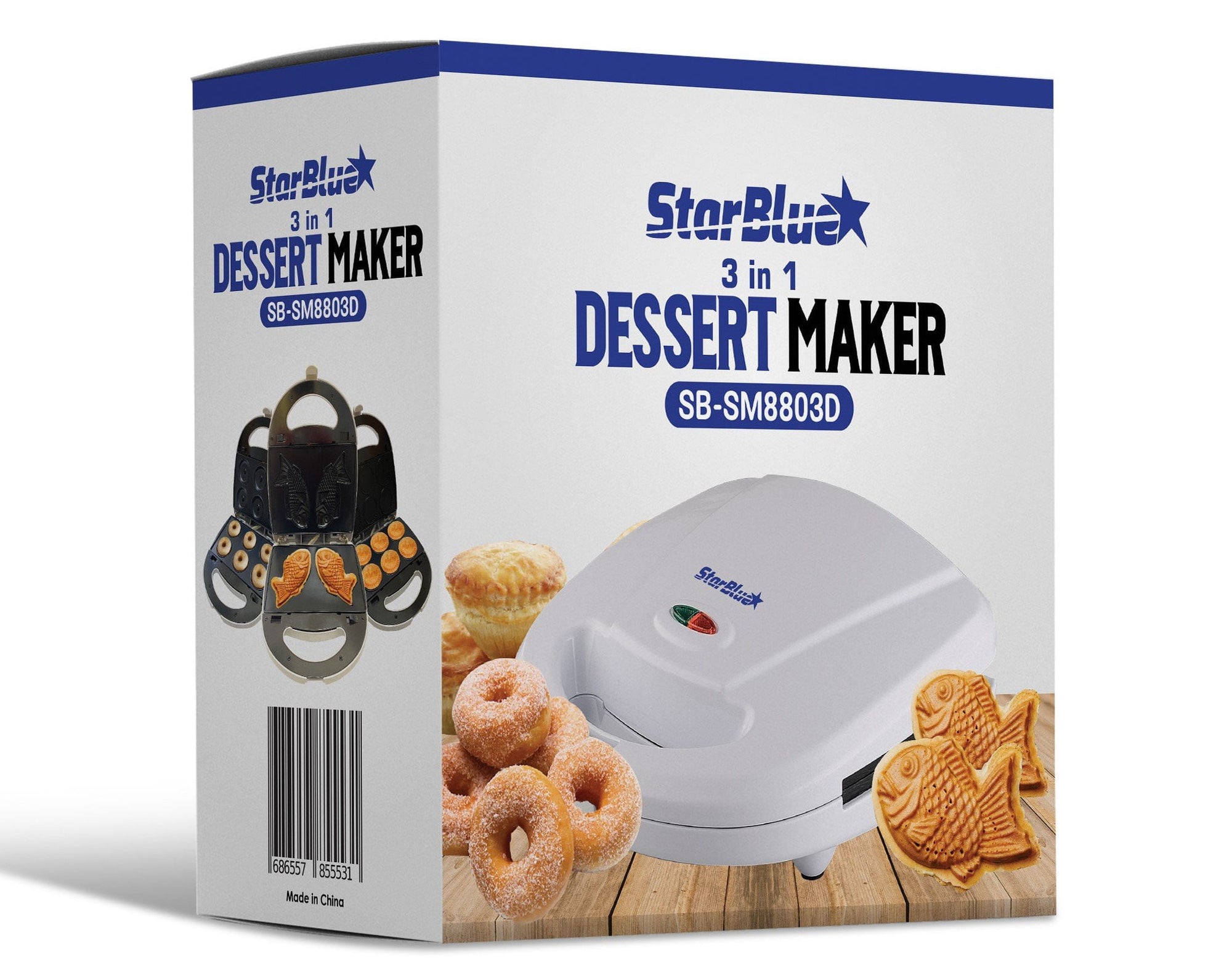 3 in 1 Three Slices Detachable Dessert Maker