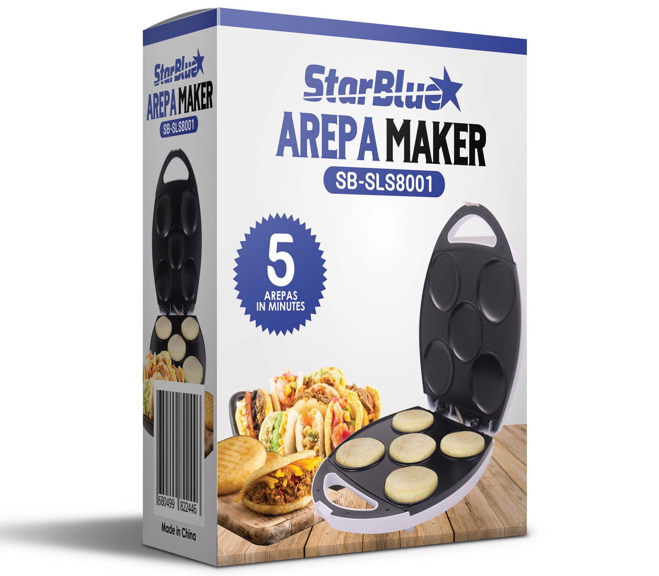 Arepa Maker with Recipes Book - StarBlue