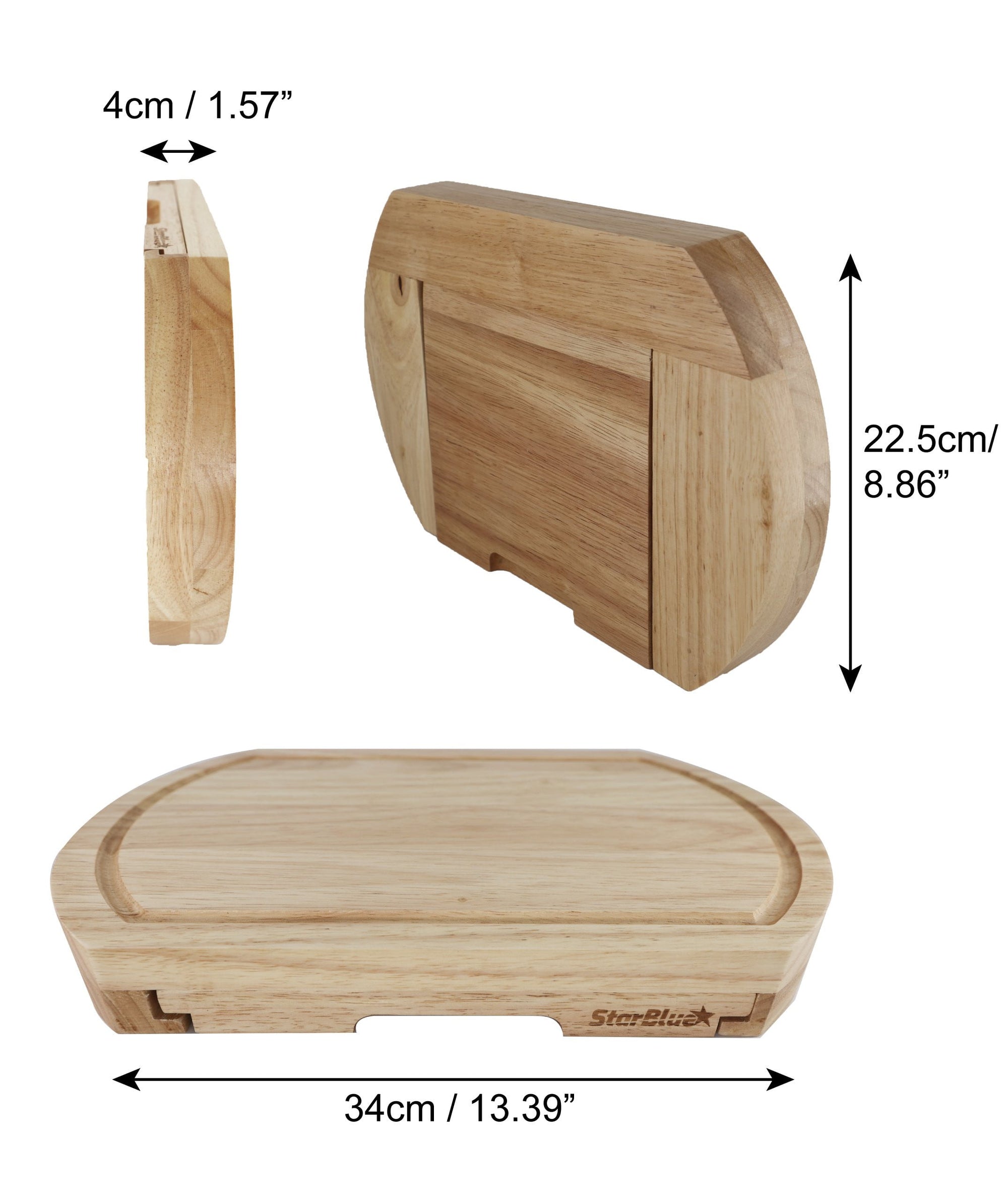 Cheese Board Set Large Size with 4 Knives and Slide Out Drawer