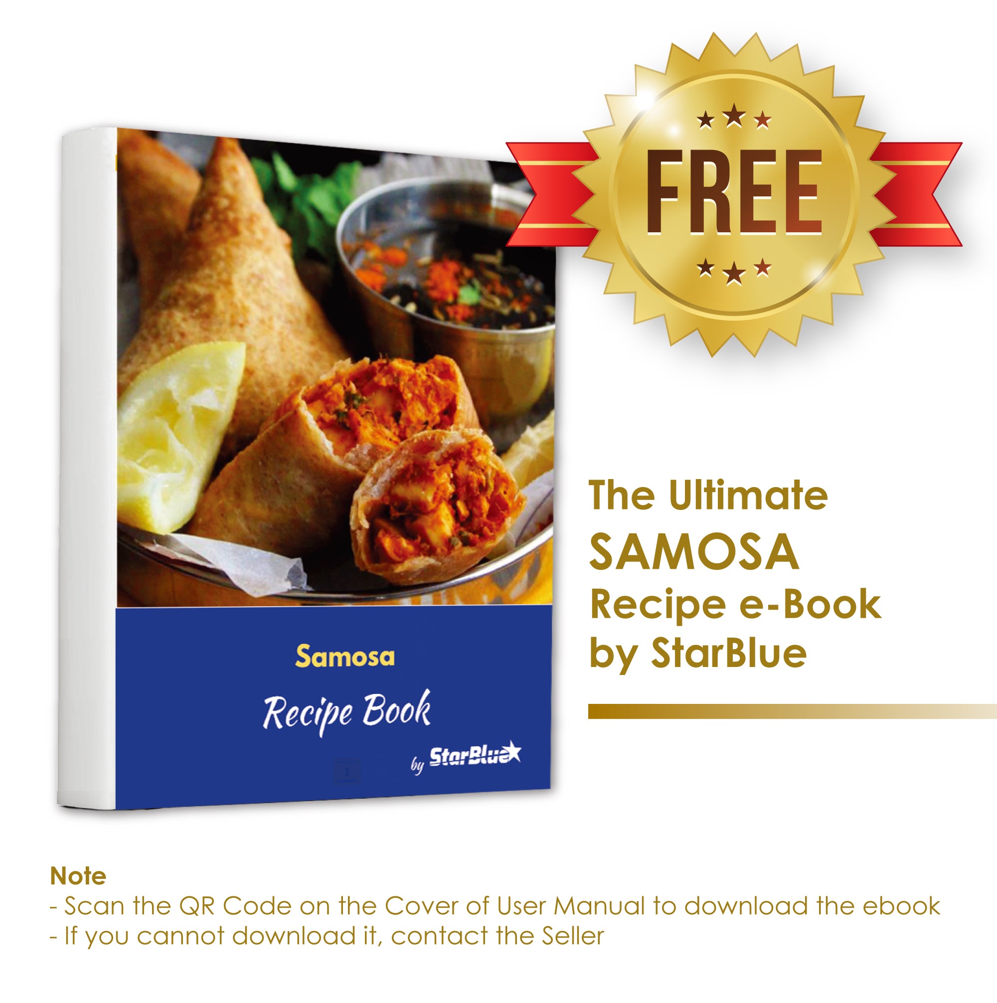 Samosa Maker by StarBlue with Free Recipe Ebook