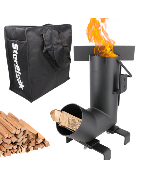 Camping Rocket Stove with Free Carrying Bag