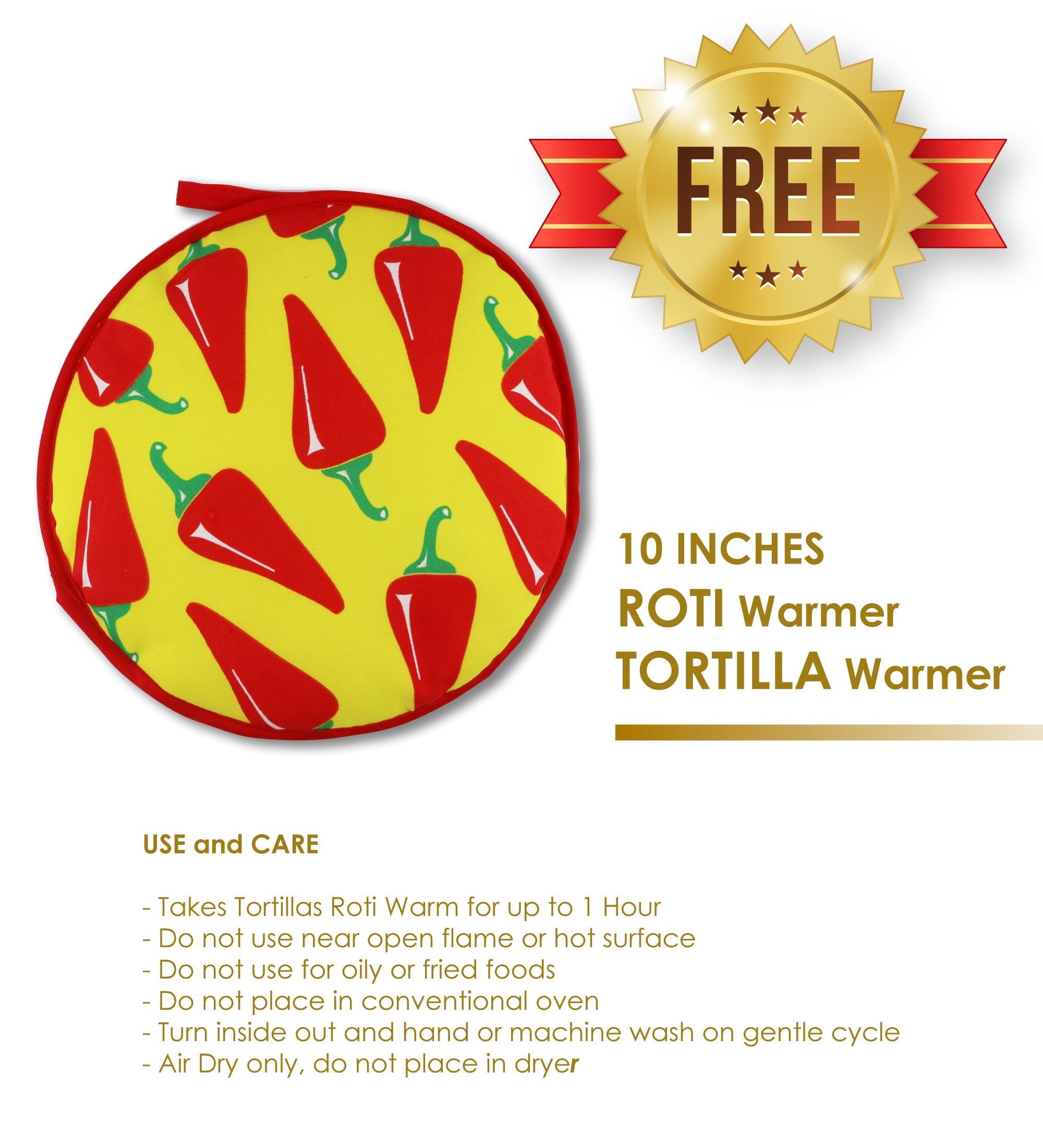 10inch Roti Maker with FREE Roti Warmer (Model: SB-SW2093)